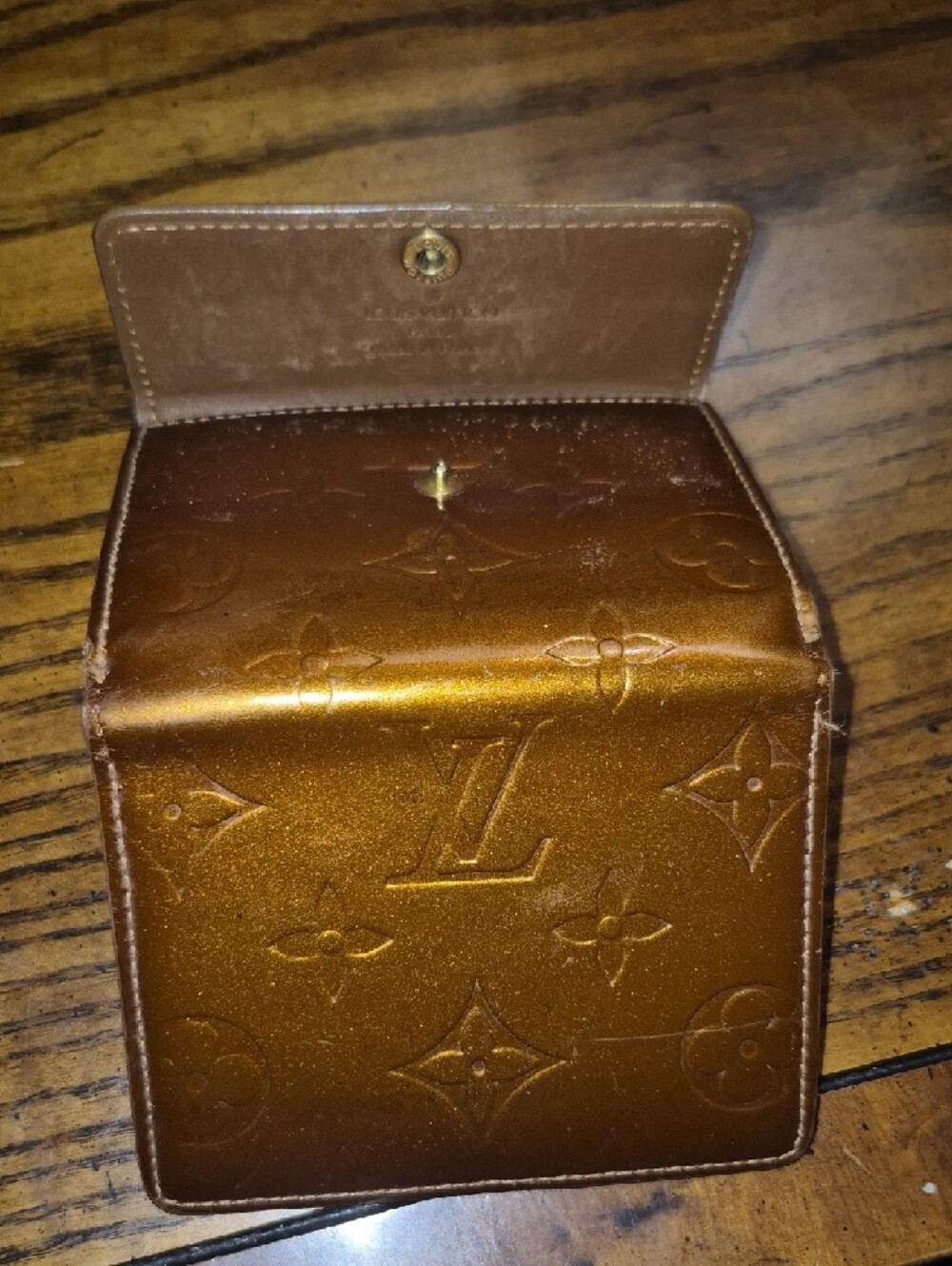 Louis Vuitton Vernis Elise Compact Wallet Bronze - Picture 13 of 14